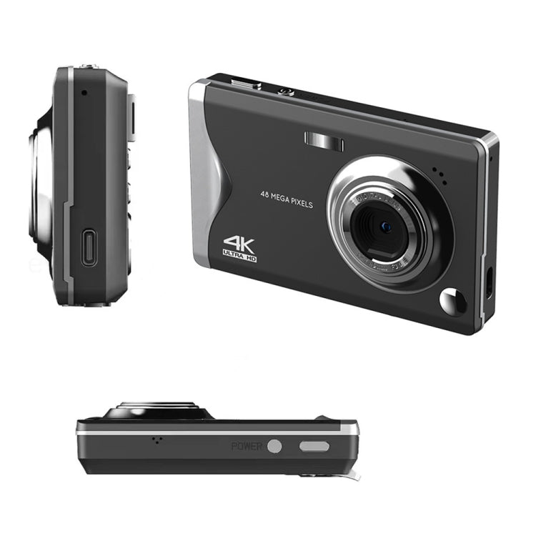 4K HD 3.0-Inch IPS Screen Autofocus HD Digital Camera, Black, White 4K HD 3.0-Inch IPS Screen Autofocus HD Digital Camera, Black, White